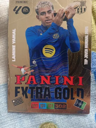 Lamine Yamal Panini Extra Gold 2025