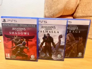 Pack PS5 Assassin's Creed (Shadows, Valhalla, Mira