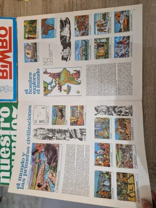 Lote 3 Álbumes Bimbo Nuestro Mundo Atlas 1, 2, 3