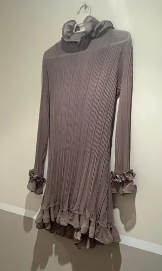 Vestido corto Toi et moi gris talla L