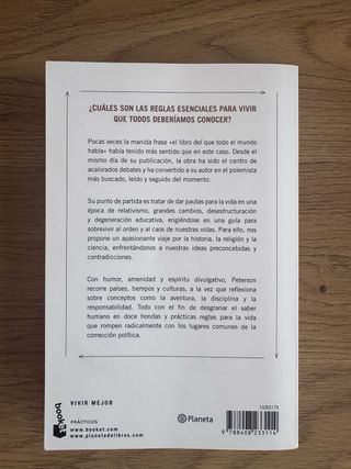 12 reglas para vivir: Un antídoto al caos