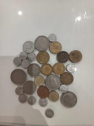 Colección de monedas antiguas