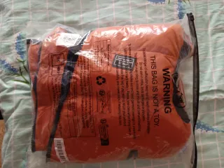 Chaleco Caballero Negro Naranja