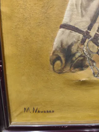 Cuadro de caballo M. Navarro