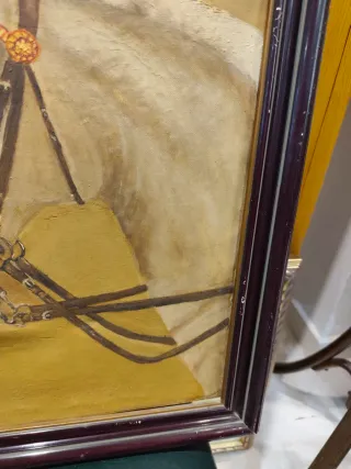 Cuadro de caballo M. Navarro