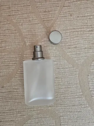 Botella cristal/atomizador perfume viaje