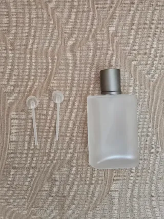 Botella cristal/atomizador perfume viaje