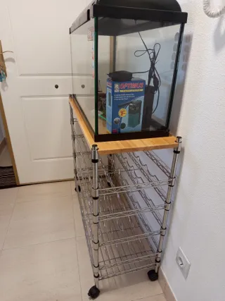 Acuario 80L con accesorios