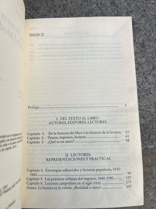 Libros, lecturas y lectores en la Edad Moderna.