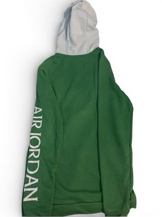 Sudadera Air Jordan Verde y Blanca