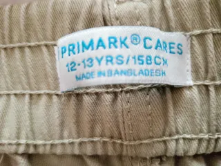 Pantalones cargo beige niña 12/13 años (158 cm)