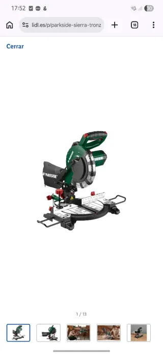 PARKSIDE Sierra ingletadora 1500 W