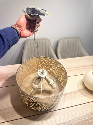 Lámpara de techo decorativa metal