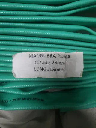 Manguera Plana Riego 25mm 15m