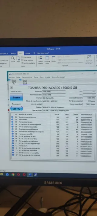 Disco Duro Toshiba 3TB SATA 6.0 Gb/s