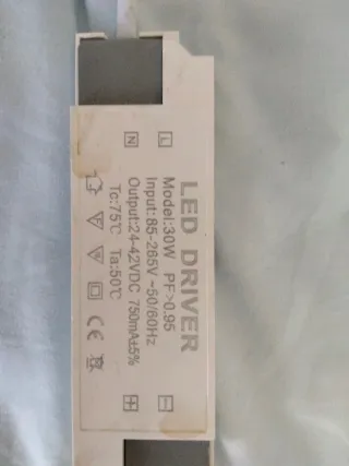 Lámpara LED empotrable con driver