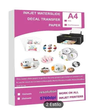 Papel de transferencia para calcomanías