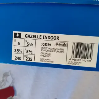 Adidas Gazelle Indoor Rosa Talla 38.5