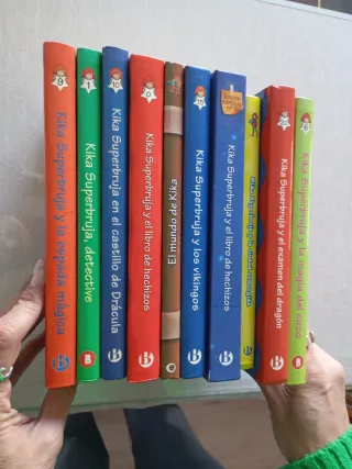 Lote 10 libros Kika Superbruja