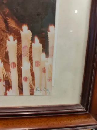 Fotografía  Semana Santa Virgen Velas