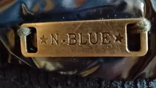 Giubbino bimbo lucido blu