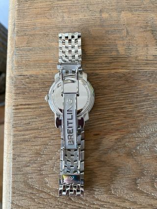 Reloj Breitling Mujer Plata y Blanco