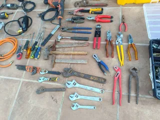 Lote taller móvil lampista, fontanero, carpintero