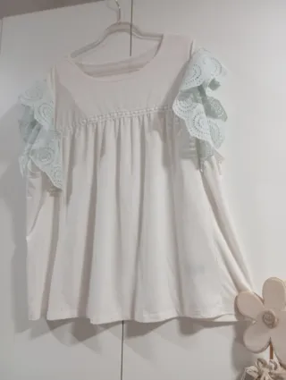 Blusa encaje tallas 50-52