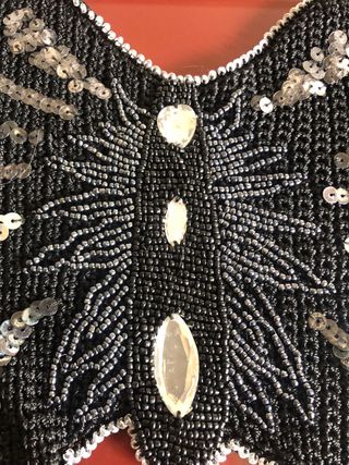 top de mariposa vintage