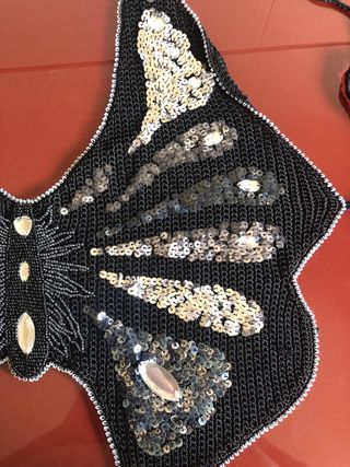 top de mariposa vintage