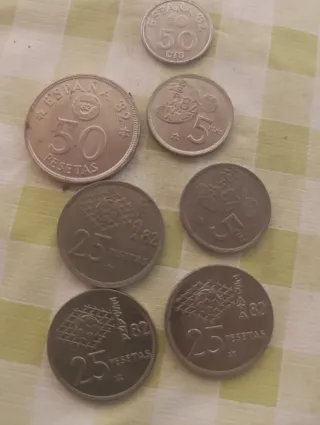 Lote de 3 monedas antiguas