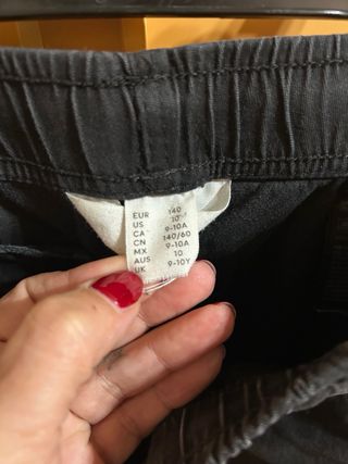 Pantaloni bambino H&M neri