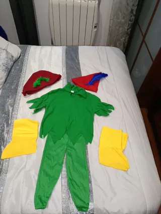 Disfraz Peter Pan/Duende Talla 3-4 años