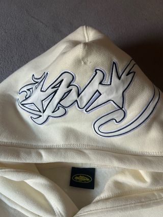 Sudadera Corteiz amarilla con logo