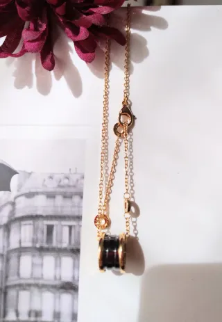 Collar 4 Bandas "Oro" Rosa