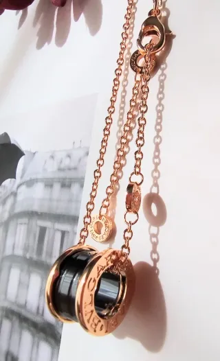 Collar 4 Bandas "Oro" Rosa