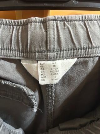 Pantaloni bambino grigi