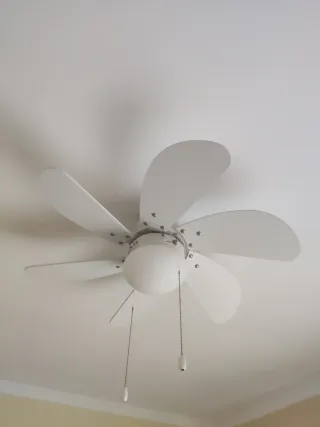 Lámparas Ventilador Techo Habitación (2 unidades)