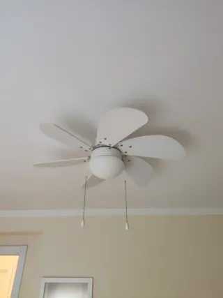 Lámparas Ventilador Techo Habitación (2 unidades)