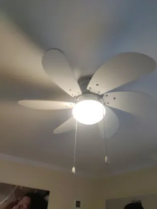 Lámparas Ventilador Techo Habitación (2 unidades)