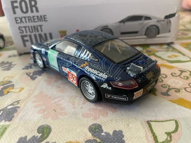 Scalextric Porsche Azul 911 GT3. Escala 1/32.