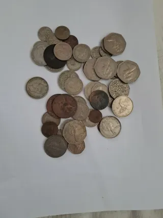 Lote de monedas variadas