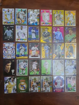 Cromos de fútbol coleccionables