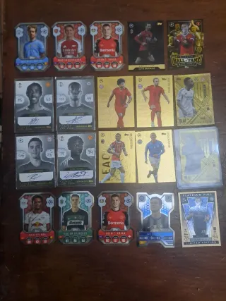 Cromos de fútbol coleccionables