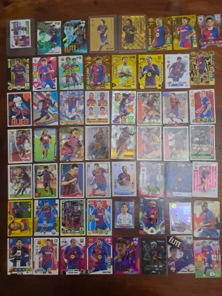Cromos de fútbol coleccionables