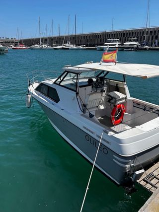 Barco 8m motor cabinado camper velero cruiser