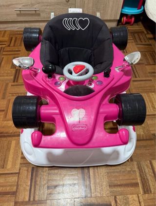 Caminador infantil rosa