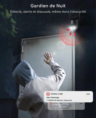 Cámara Vigilancia Solar COOAU 2K WiFi Exterior