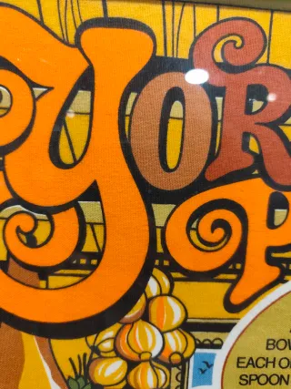 Cuadro Yorkshire Pudding Tela Marco Madera