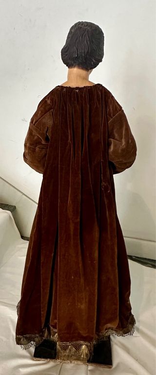 Talla Sta Teresa capipota grande ojos cristal